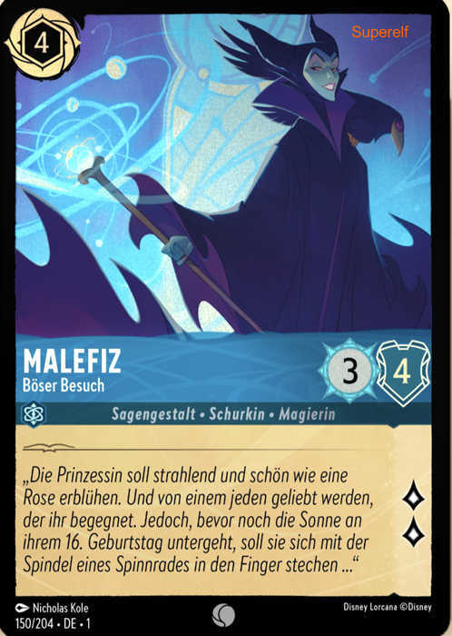 Lorcana Kapitel 1-150 C Malefiz Saphir