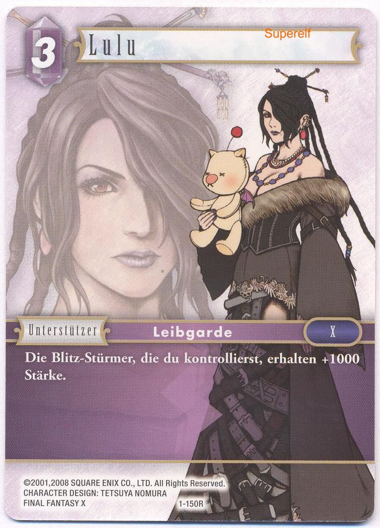 Final Fantasy Opus 1-150 R Lulu Blitz