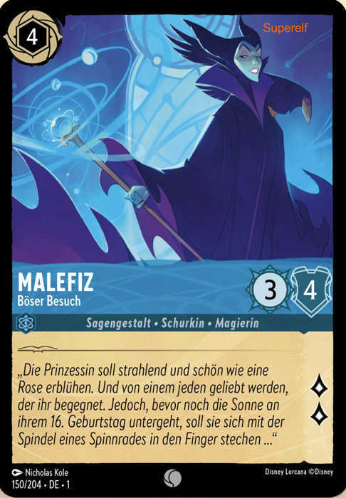 Lorcana Kapitel 1-150 C Malefiz Saphir