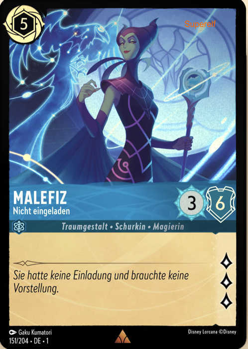 Lorcana Kapitel 1-151 R Malefiz Saphir