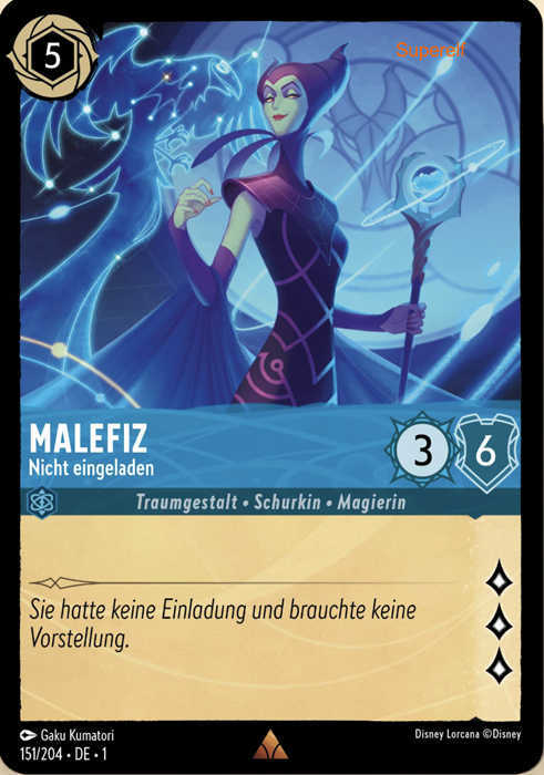 Lorcana Kapitel 1-151 R Malefiz Saphir
