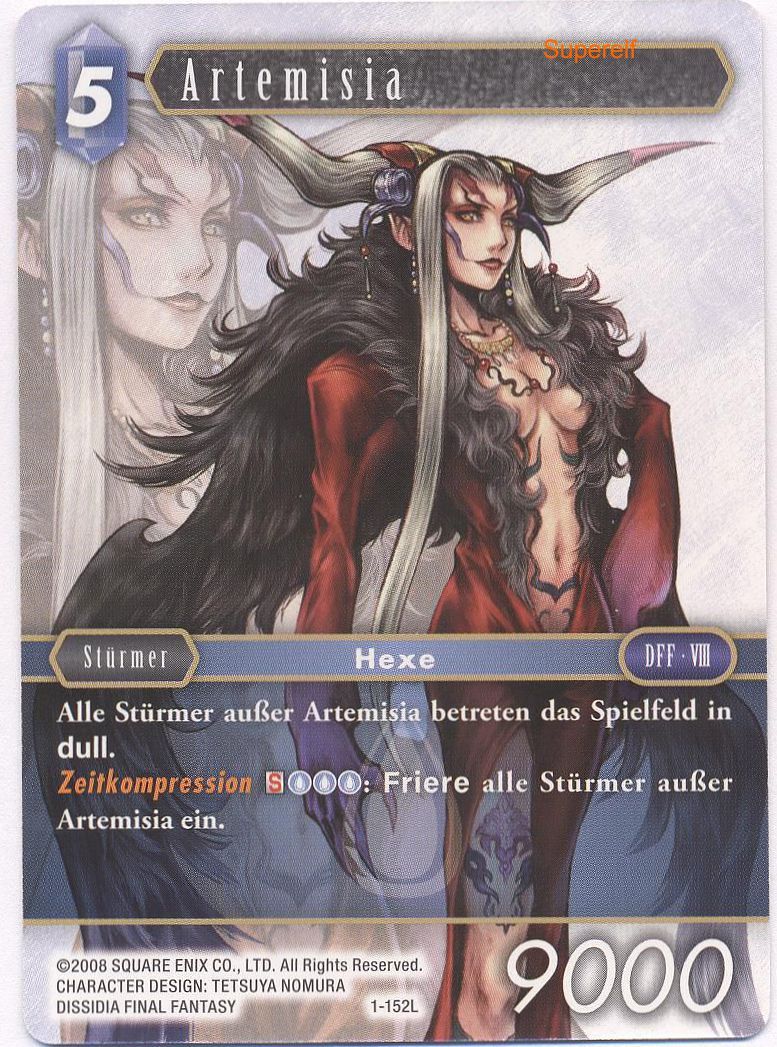 Final Fantasy Opus 1-152 L Artemesia Ultimecia Wasser