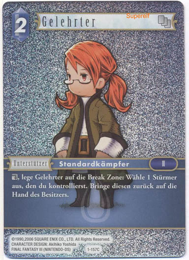 Final Fantasy Opus 1-157 C Gelehrter Wasser