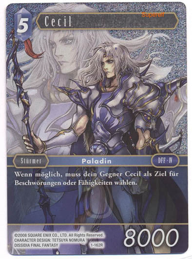 Final Fantasy Opus 1-162 R Cecil Wasser