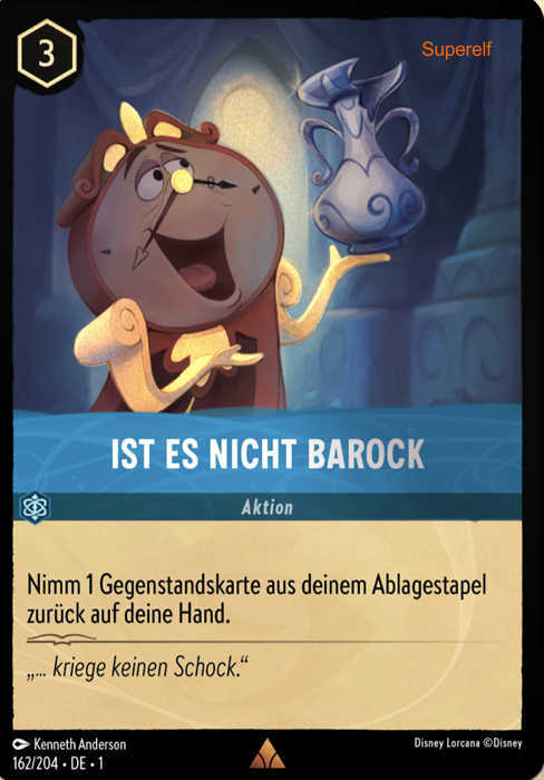 Lorcana Kapitel 1-162 R Ist es nicht Barock Saphir