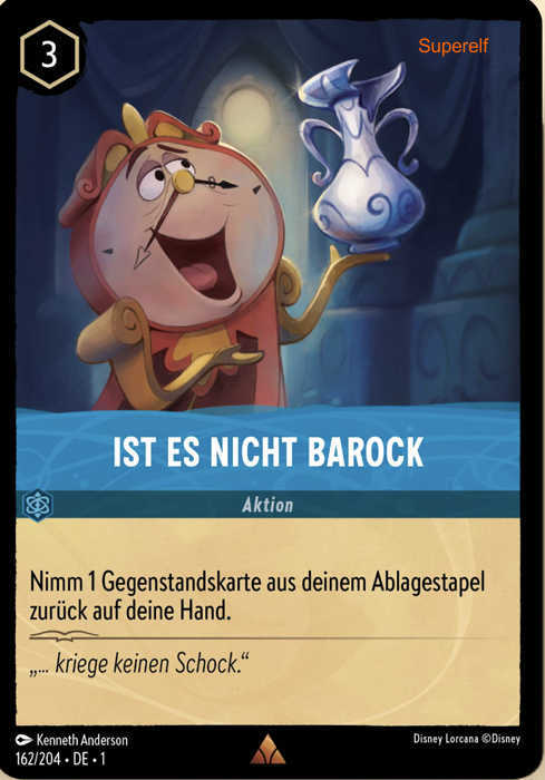 Lorcana Kapitel 1-162 R Ist es nicht Barock Saphir