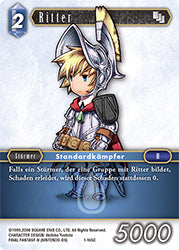 Final Fantasy Opus 1-165 C Ritter Wasser