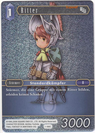 Final Fantasy Opus 1-166 C Ritter Wasser