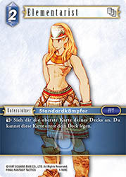 Final Fantasy Opus 1-169 C Elementarist Wasser