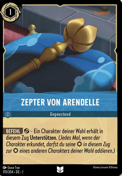 Lorcana Kapitel 1-170 UC Zepter von Arendelle Saphir