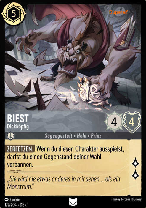 Lorcana Kapitel 1-172 UC Biest Stahl