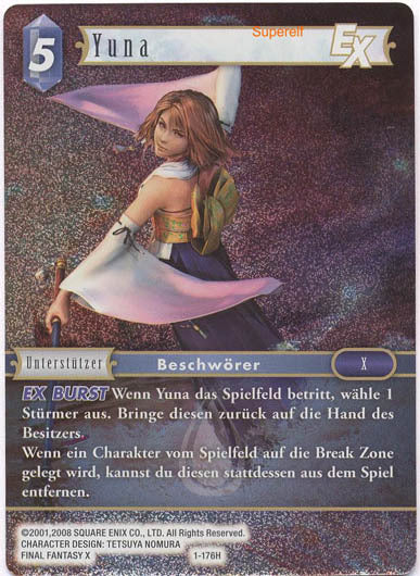 Final Fantasy Opus 1-176 H Yuna Wasser