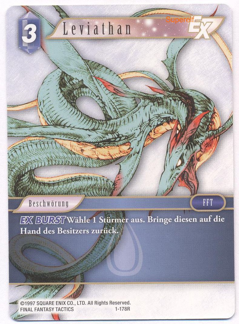 Final Fantasy Opus 1-178 R Leviathan Wasser