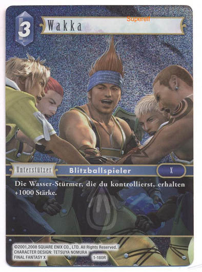 Final Fantasy Opus 1-180 R Wakka Wasser