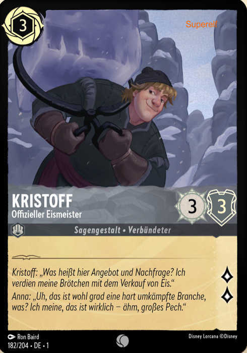 Lorcana Kapitel 1-182 C Kristoff Stahl