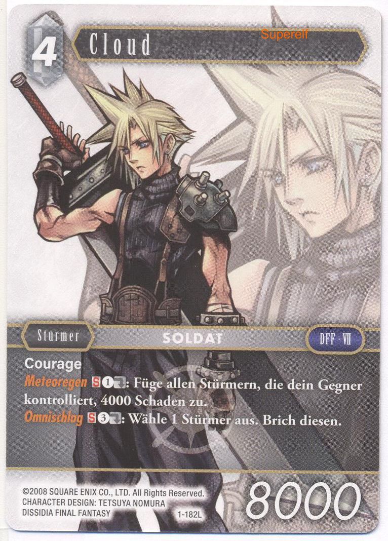 Final Fantasy Opus 1-182 L Cloud Licht - Wave 1 -
