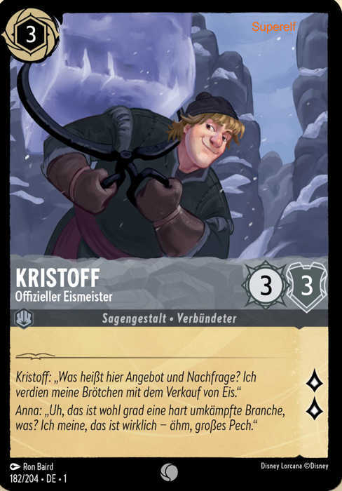 Lorcana Kapitel 1-182 C Kristoff Stahl