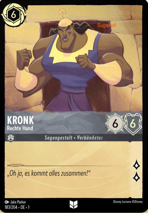 Lorcana Kapitel 1-183 UC Kronk Stahl