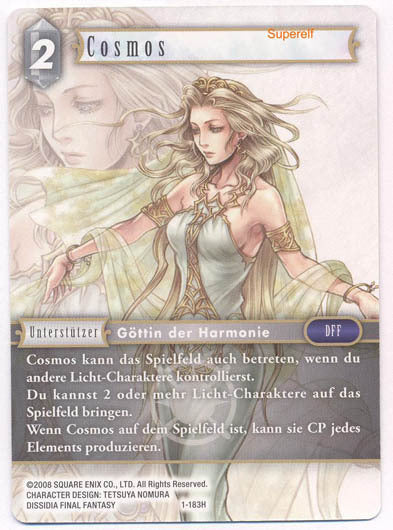Final Fantasy Opus 1-183 H Cosmos Licht