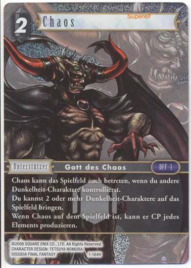 Final Fantasy Opus 1-184 H Chaos Dunkleheit