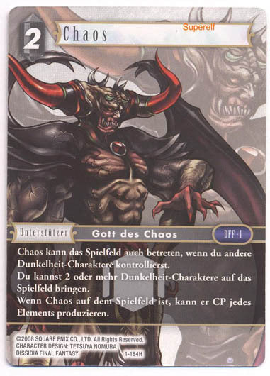 Final Fantasy Opus 1-184 H Chaos Dunkleheit