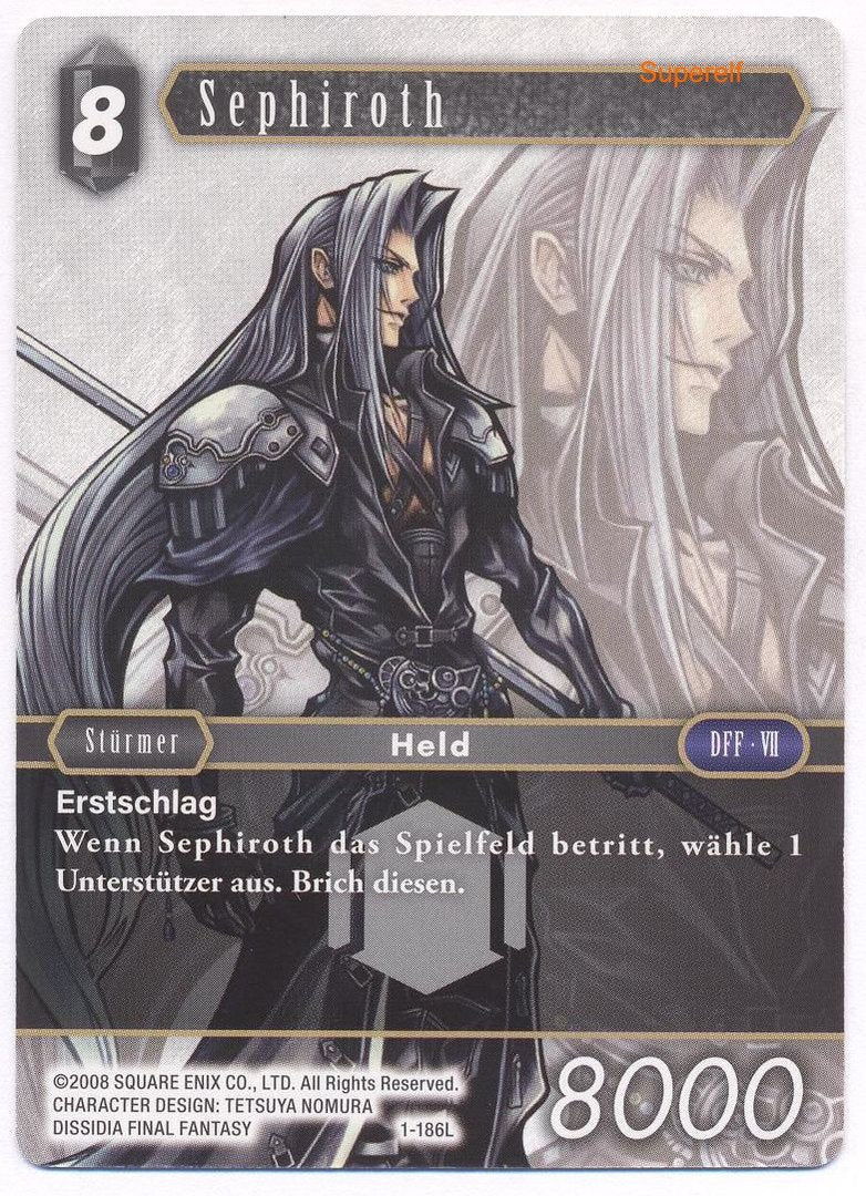 Final Fantasy Opus 1-186 L Sephiroth Dunkleheit