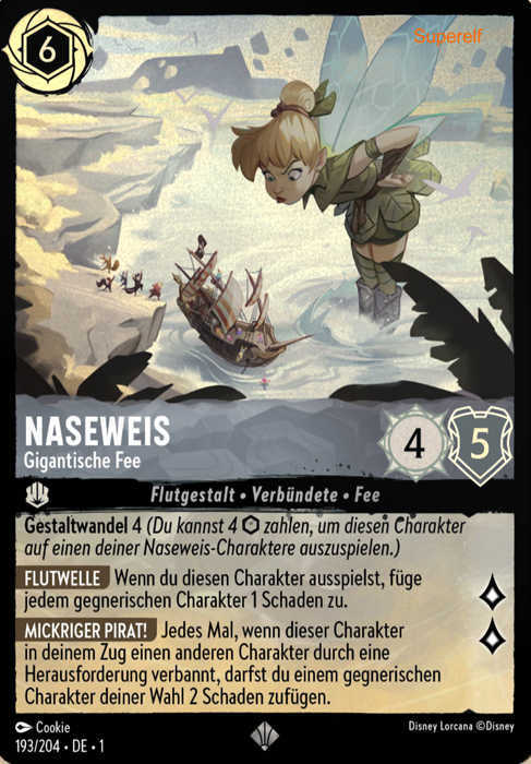Lorcana Kapitel 1-193 SR Naseweis Stahl