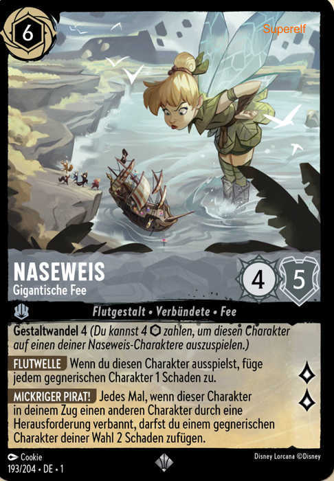 Lorcana Kapitel 1-193 SR Naseweis Stahl