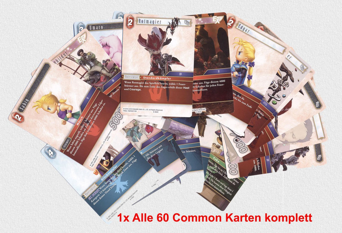OPUS 8 - 1x Alle 60 Common Karten komplett