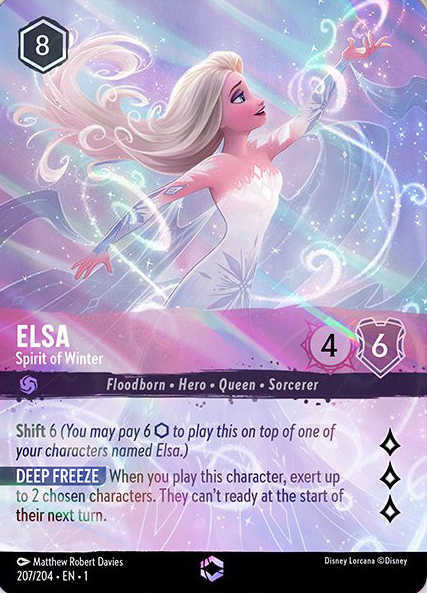 Lorcana Kapitel 1-207 Verzaubert Elsa Amethyst