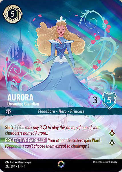 Lorcana Kapitel 1-213 Verzaubert Aurora Saphir