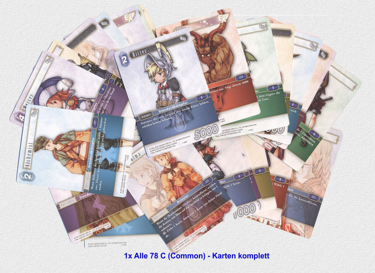 OPUS 1 - 1x Alle 78 Common Karten komplett