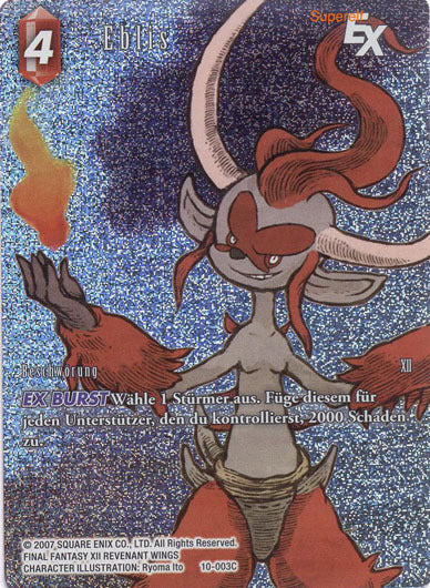 Final Fantasy Opus 10-003 C Eblis Feuer