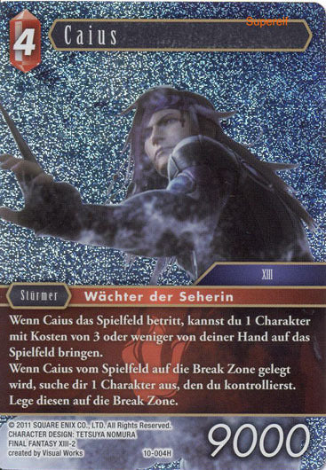Final Fantasy Opus 10-004 H Caius Feuer