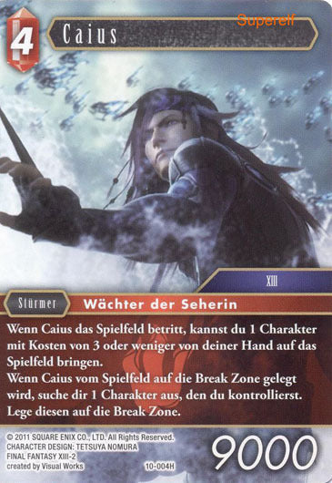 Final Fantasy Opus 10-004 H Caius Feuer