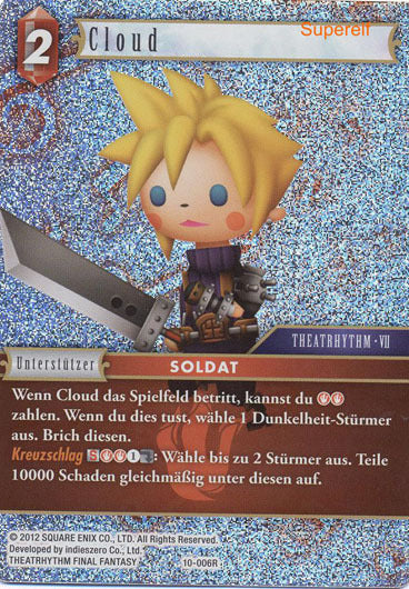 Final Fantasy Opus 10-006 R Cloud Feuer