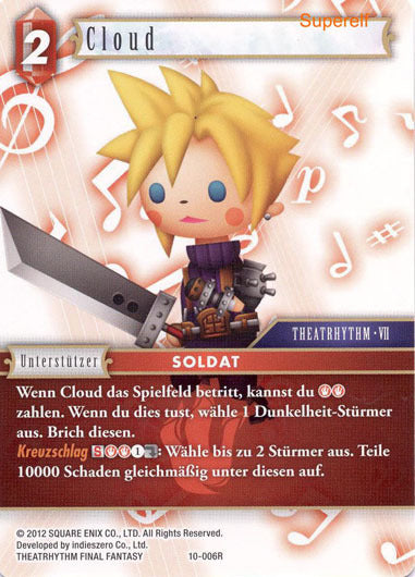 Final Fantasy Opus 10-006 R Cloud Feuer
