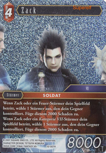 Final Fantasy Opus 10-007 H Zack Feuer