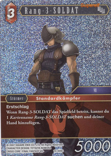 Final Fantasy Opus 10-009 C Rang-3-SOLDAT Feuer