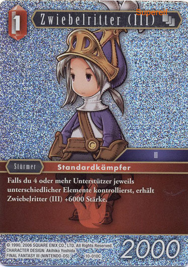 Final Fantasy Opus 10-010 C Zwiebelritter (III) Feuer