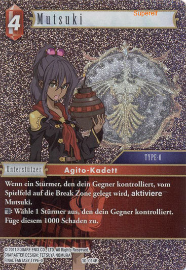 Final Fantasy Opus 10-014 R Mutsuki Feuer