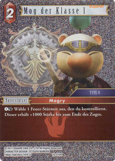 Final Fantasy Opus 10-015 R Mog der Klasse 1 Feuer