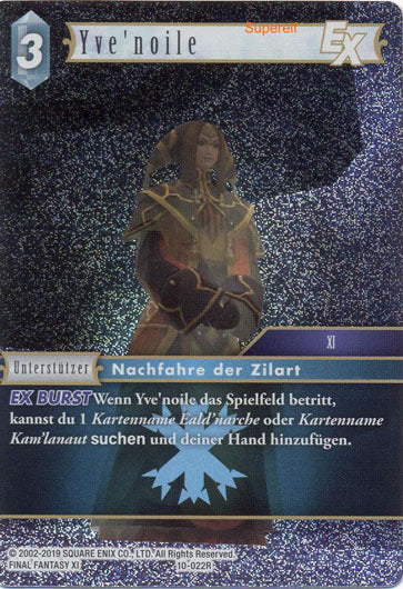 Final Fantasy Opus 10-022 R Yve'noile Eis