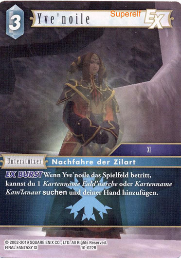 Final Fantasy Opus 10-022 R Yve'noile Eis