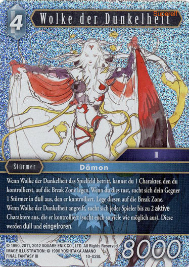 Final Fantasy Opus 10-028 L Wolke der Dunkelheit Eis