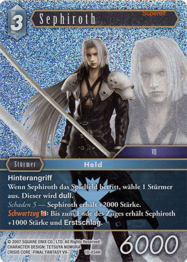 Final Fantasy Opus 10-034 H Sephiroth Eis