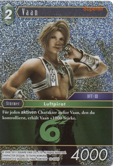 Final Fantasy Opus 10-044 H Vaan Wind