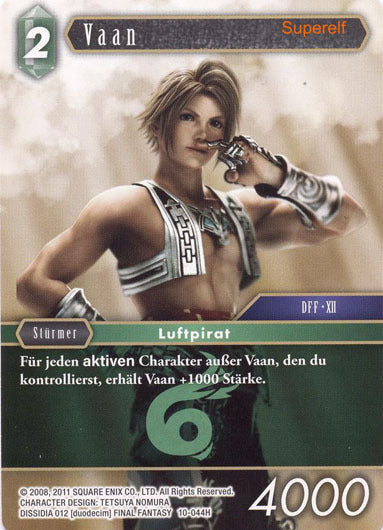 Final Fantasy Opus 10-044 H Vaan Wind