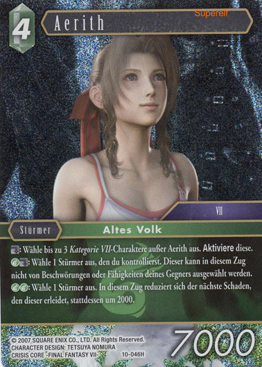 Final Fantasy Opus 10-046 H Aerith Wind