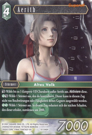 Final Fantasy Opus 10-046 H Aerith Wind